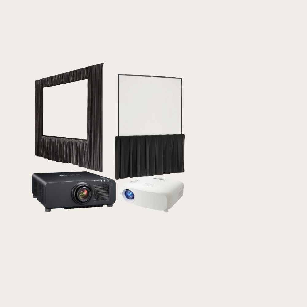 Projector and projection screen rentals for corporate events New Jersey